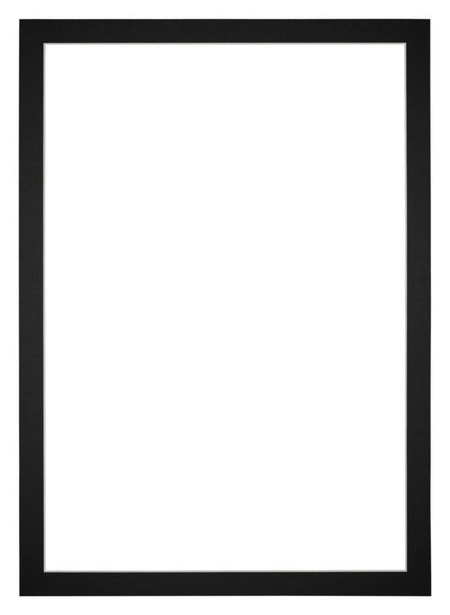 Passepartout 30x42cm Karton Schwarz Rand 3cm Gerade Vorne | Yourdecoration.de