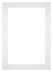 Passepartout 35x50cm Karton Weiss Rand 6cm Gerade Vorne | Yourdecoration.de