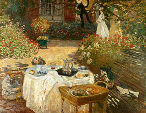 Claude Monet Le Déjeuner Kunstdruck 90x70cm | Yourdecoration.de