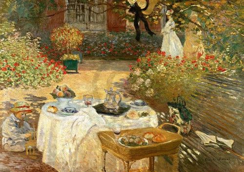 Claude Monet Le Déjeuner Kunstdruck 29.7x21cm | Yourdecoration.de