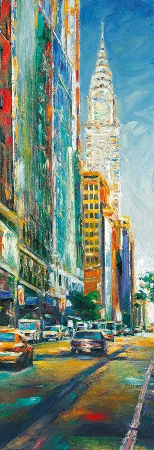 Jürgen Schmiedekampf Leaving Bryant Park Kunstdruck 34x99cm | Yourdecoration.de