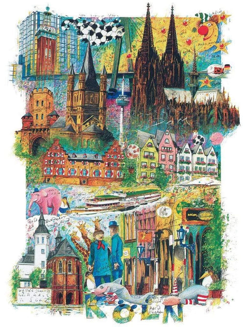 Klaus D. Schiemann Köln Kunstdruck 60x80cm | Yourdecoration.de