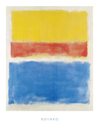 Mark Rothko Untitled Yellow Red and Blue Kunstdruck 60x80cm | Yourdecoration.de