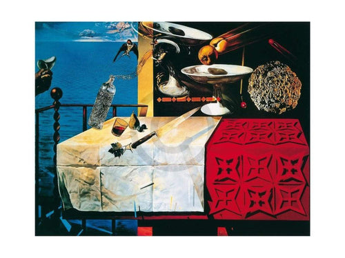 Salvador Dali Natura morte vivente Kunstdruck 80x60cm | Yourdecoration.de
