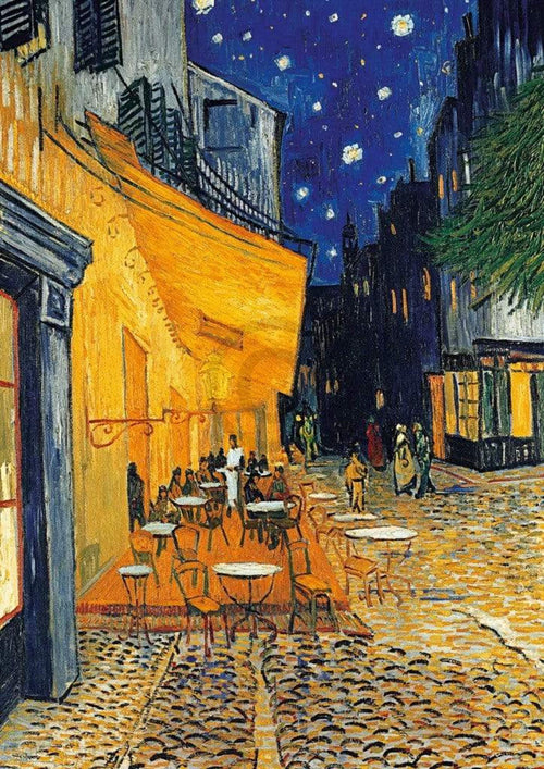 Vincent Van Gogh Café Terrasse am Abend Kunstdruck 21x29.7cm | Yourdecoration.de