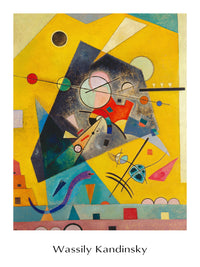 Wassily Kandinsky Harmonie Tranquille Kunstdruck 60x80cm | Yourdecoration.de