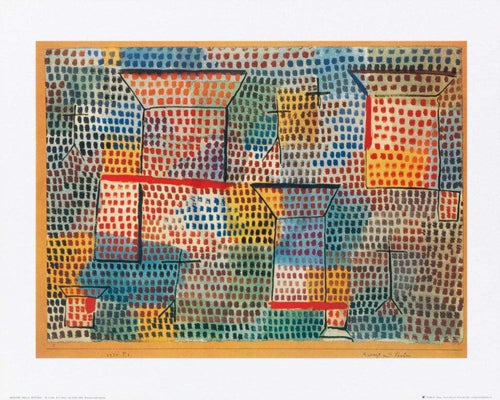 Paul Klee Kreuze und Säulen Kunstdruck 50x40cm | Yourdecoration.de