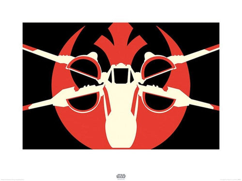 Pyramid Star Wars Episode VII XWing Pop Art Kunstdruck 60x80cm | Yourdecoration.de
