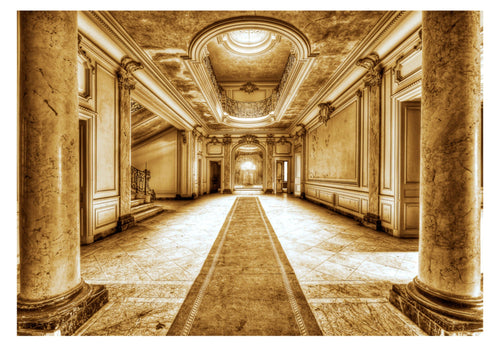 Fototapete - Mystery Marble Sepia - Vliestapete
