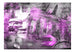 Fototapete - Berlin Collage Violet - Vliestapete