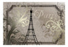 Fototapete - Vintage Paris Gold - Vliestapete