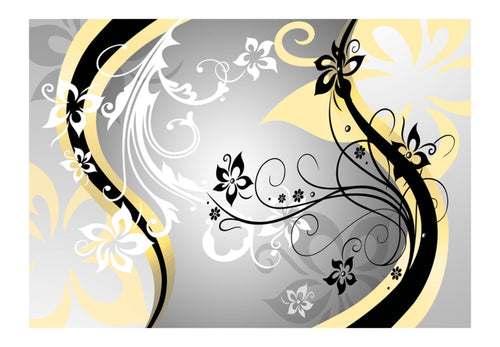 Fototapete - Art-Flowers Yellow - Vliestapete