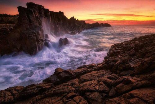 Wizard+Genius Sea Cliff Vlies Fototapete 384x260cm 8 bahnen | Yourdecoration.de