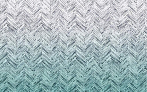 Komar Herringbone Mint Vlies Fototapete 400x250cm 4 bahnen | Yourdecoration.de