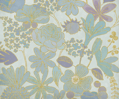 Komar Groovy Bloom Vlies Fototapete 300x250cm 6 bahnen | Yourdecoration.at