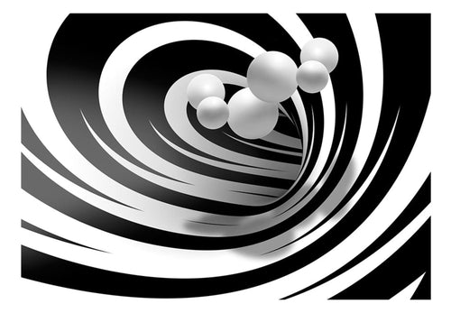 Fototapete - Twisted in Black & White - Vliestapete