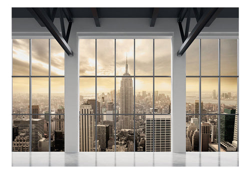 Fototapete - Clouds Over New York City - Vliestapete