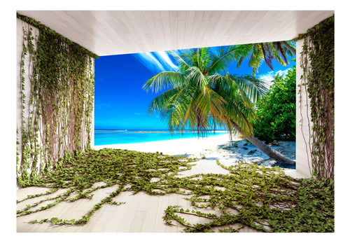 Fototapete - Beach and Ivy - Vliestapete