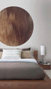 Komar Windlines Color Vlies Fototapete 125x125cm Rund Sfeer | Yourdecoration.de