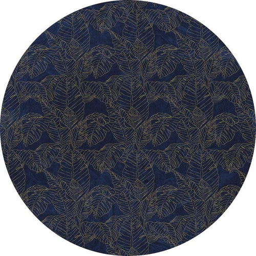 Komar Royal Blue Vlies Fototapete 125x125cm Rund | Yourdecoration.de