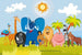 Dimex Africa Animals Fototapete 375x250cm 5 Bahnen | Yourdecoration.de