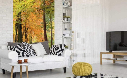 Dimex Autumn Forest Fototapete 150x250cm 2 Bahnen Sfeer | Yourdecoration.nl