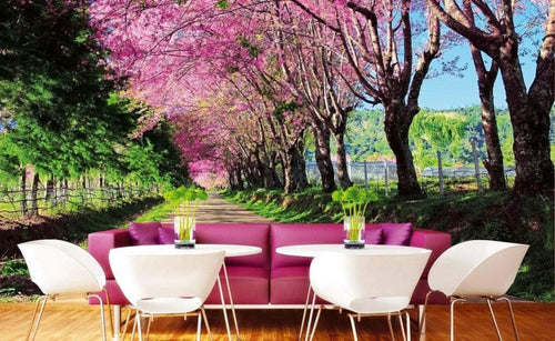 Dimex Blossom Alley Fototapete 375x250cm 5 Bahnen Sfeer | Yourdecoration.nl
