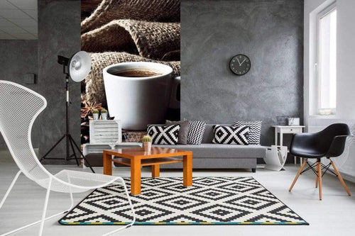 Dimex Cup of Coffee Fototapete 150x250cm 2 Bahnen Sfeer | Yourdecoration.nl