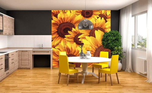 Dimex Helianthus Fototapete 225x250cm 3 Bahnen Sfeer | Yourdecoration.nl