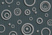 Dimex Metal Circles Fototapete 375x250cm 5 Bahnen | Yourdecoration.de