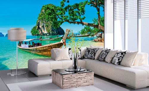 Dimex Thailand Boat Fototapete 375x250cm 5 Bahnen Interieur | Yourdecoration.de