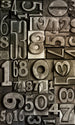 Dimex Typeset Fototapete 150x250cm 2 Bahnen | Yourdecoration.de