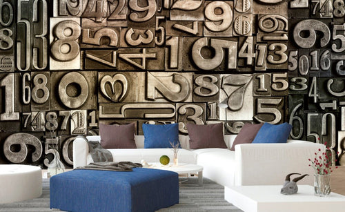 Dimex Typeset Fototapete 375x250cm 5 Bahnen Interieur | Yourdecoration.de