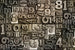 Dimex Typeset Fototapete 375x250cm 5 Bahnen | Yourdecoration.de
