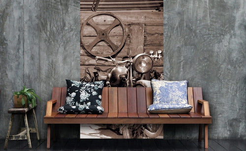 Dimex Vintage Garage Fototapete 150x250cm 2 Bahnen Interieur | Yourdecoration.de