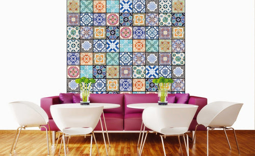 Dimex Vintage Tiles Fototapete 225x250cm 3 Bahnen Interieur | Yourdecoration.de