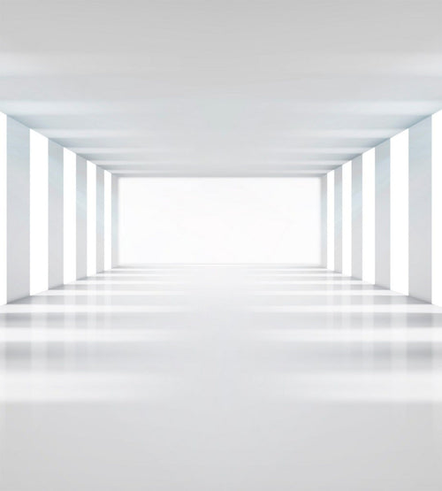 Dimex White Corridor Fototapete 225x250cm 3 Bahnen | Yourdecoration.de