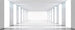 Dimex White Corridor Fototapete 375x150cm 5 Bahnen | Yourdecoration.de