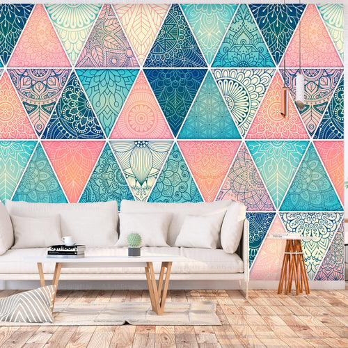 Fototapete - Oriental Triangles - Vliestapete