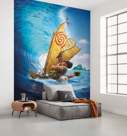 Komar Vlies Fototapete Iadx4 010 Moana Ride The Wave Interieur | Yourdecoration.at
