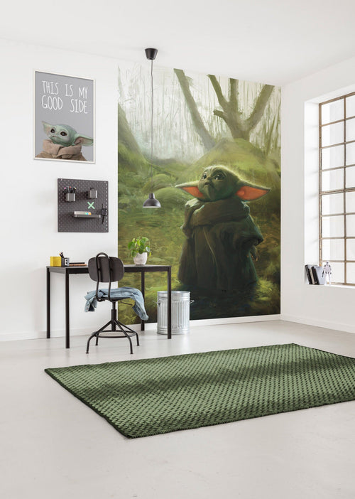 Komar Vlies Fototapete Iadx4 018 Mandalorian Grogu Acrylic Interieur | Yourdecoration.at