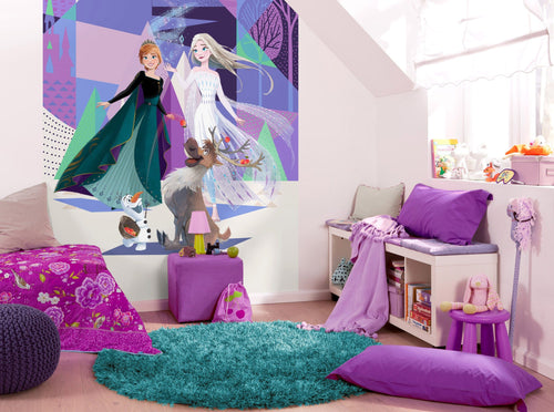 Komar Vlies Fototapete Iadx4 059 Frozen Abstract Arendelle Interieur | Yourdecoration.at