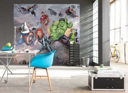 Komar Vlies Fototapete Iadx6 074 Avengers Street Revenge Interieur | Yourdecoration.at