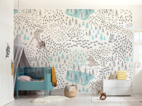 Komar Vlies Fototapete Iadx8 057 Bambi Woodland Interieur | Yourdecoration.at