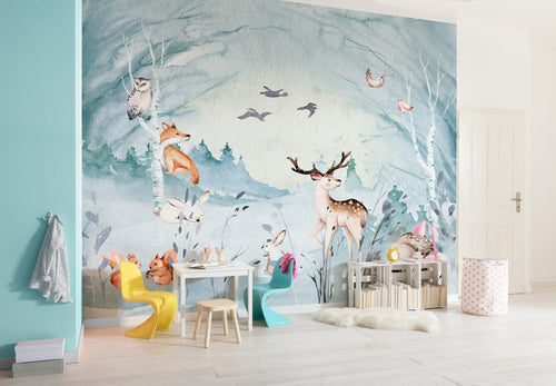 Komar Vlies Fototapete Iax7 0038 Animal Sleepover Interieur | Yourdecoration.at