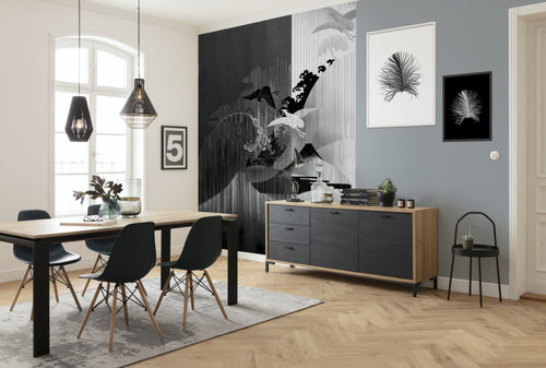 Komar Vlies Fototapete Inx4 018 Yin Yang Interieur | Yourdecoration.at
