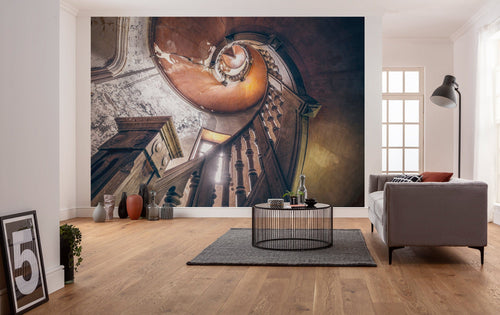 Komar Vlies Fototapete Shx8 165 Oak Spiral Interieur | Yourdecoration.at