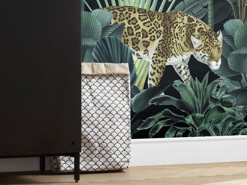 Komar Vlies Fototapete X4 1027 Jungle Night Int Detail | Yourdecoration.at