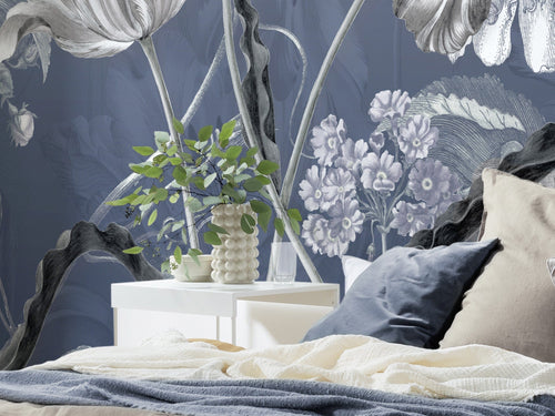 Komar Vlies Fototapete X7 1041 Merian Blue Int Detail | Yourdecoration.at