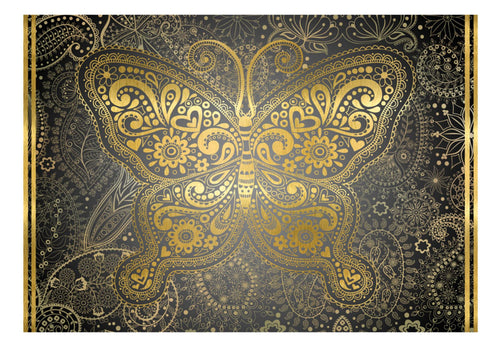 Fototapete - Golden Butterfly - Vliestapete
